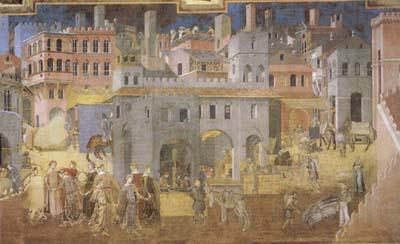Ambrogio Lorenzetti Life in the City (mk08)